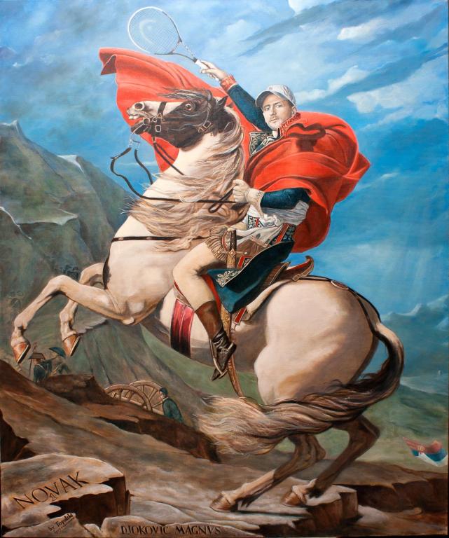 Nole-Novak-Djokovic-on-Alps-Original-Oil-Painting-on-Canvas-by-artist-Darko-Topalski (1).jpg
